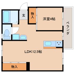 清水駅 バス10分  高橋東下車：停歩4分 4階の物件間取画像